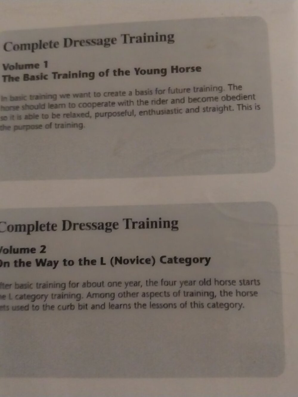COMPLETE DRESSAGE TRAINING by DR. REINER KLIMKE 10 VOLUME 5 DVD SET - Picture 3 of 14